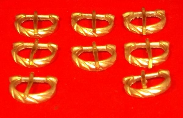 Half Inch Plain D Buckle 8 Pack  Imported